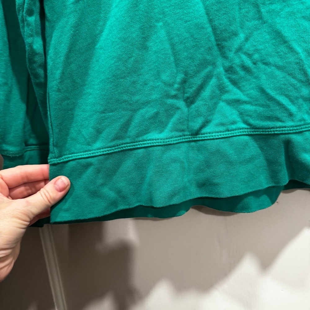 Sweaty Betty After Class Split Sweatshirt Green Small US 6 Activewear Athletic‎ - Picture 7 of 11